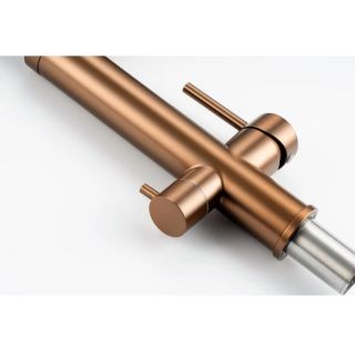 Смеситель для кухни с подключением фильтра Knotlor SS-15/RB, бронза